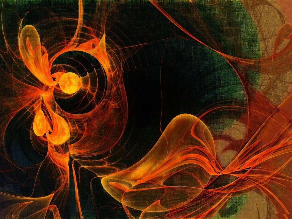 Оранжевая абстракция