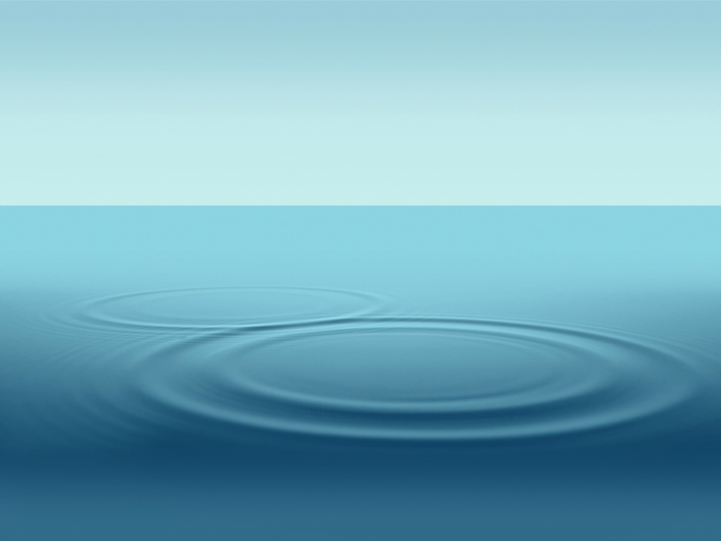 Круги на синей воде