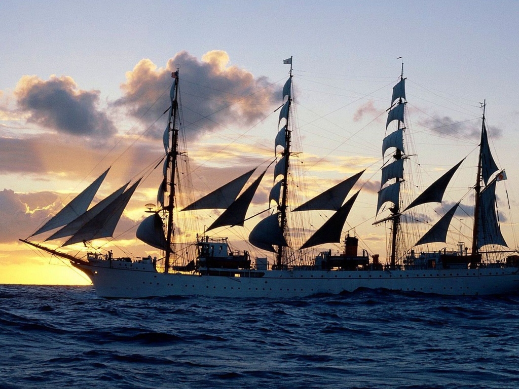 Большой парусный корабль