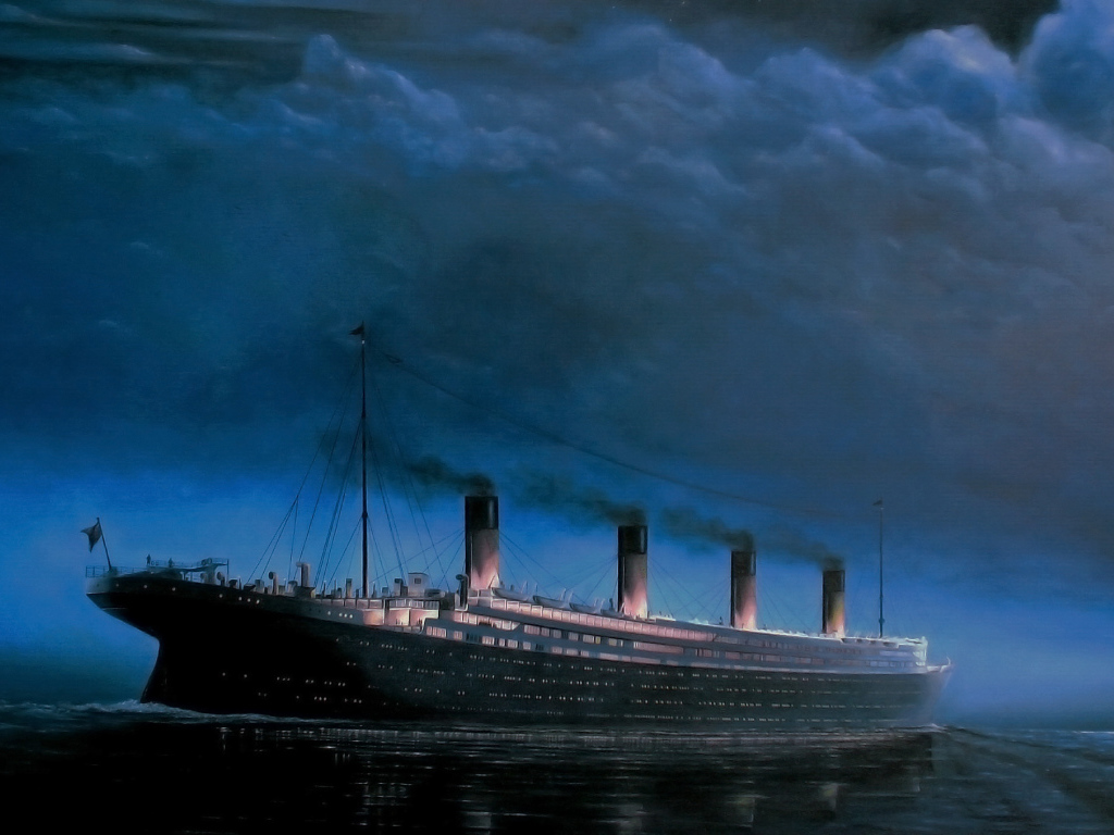 Титаник идет на запад