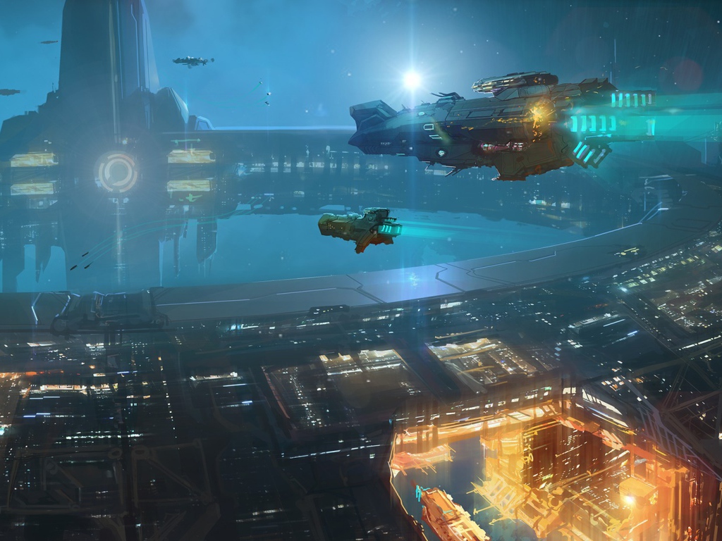 Стыковка с кораблем на орбите