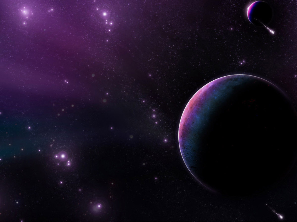 Фиолетовый космос