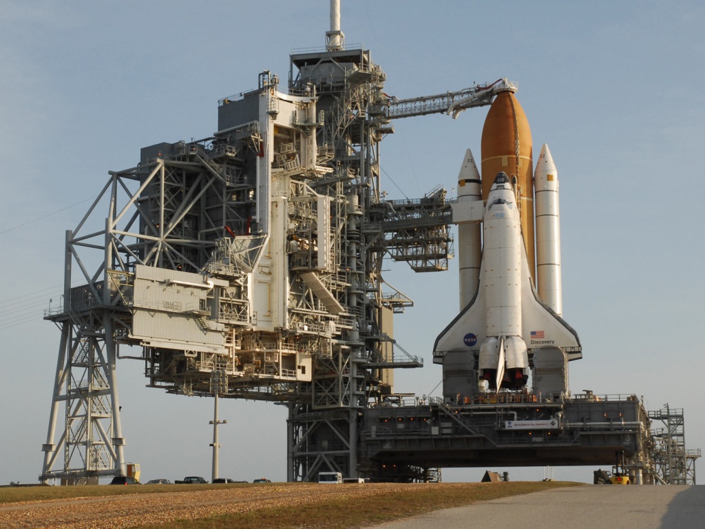 Шаттл на стартовой площадке