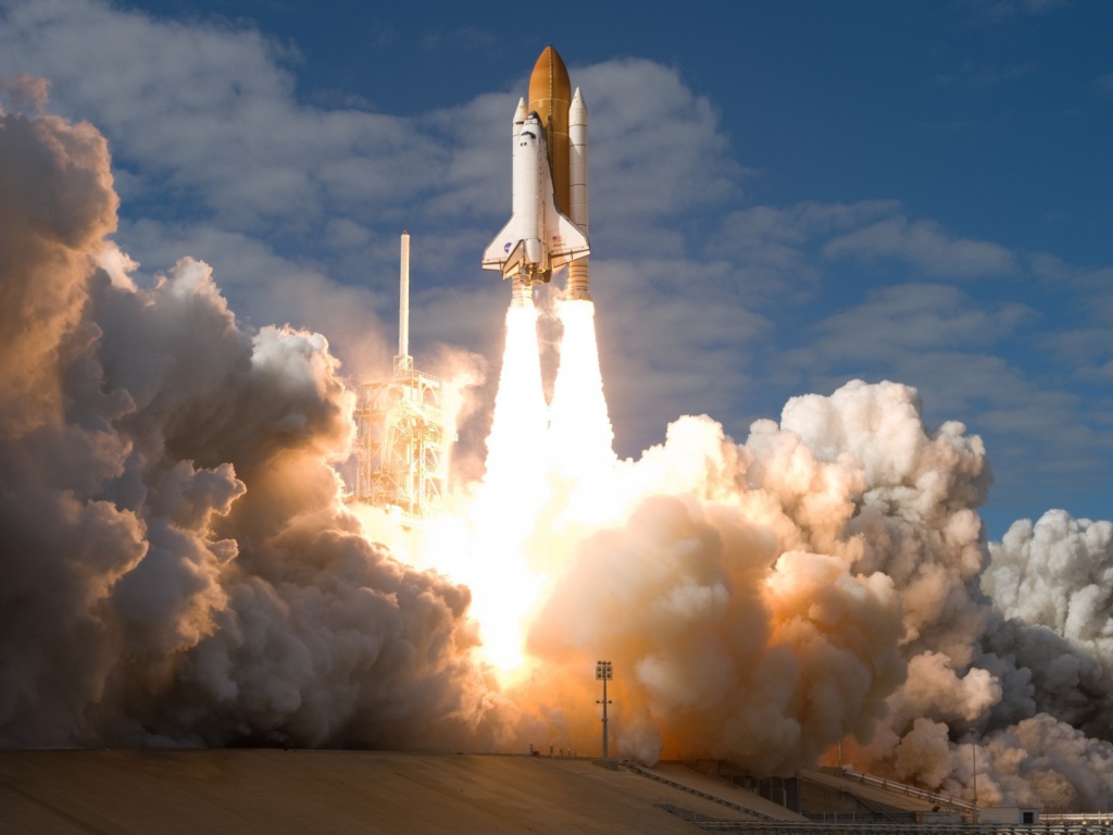 Старт шаттла 