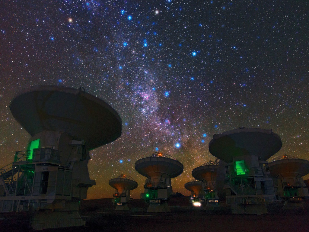 Радиотелескопы ловят звуки космоса