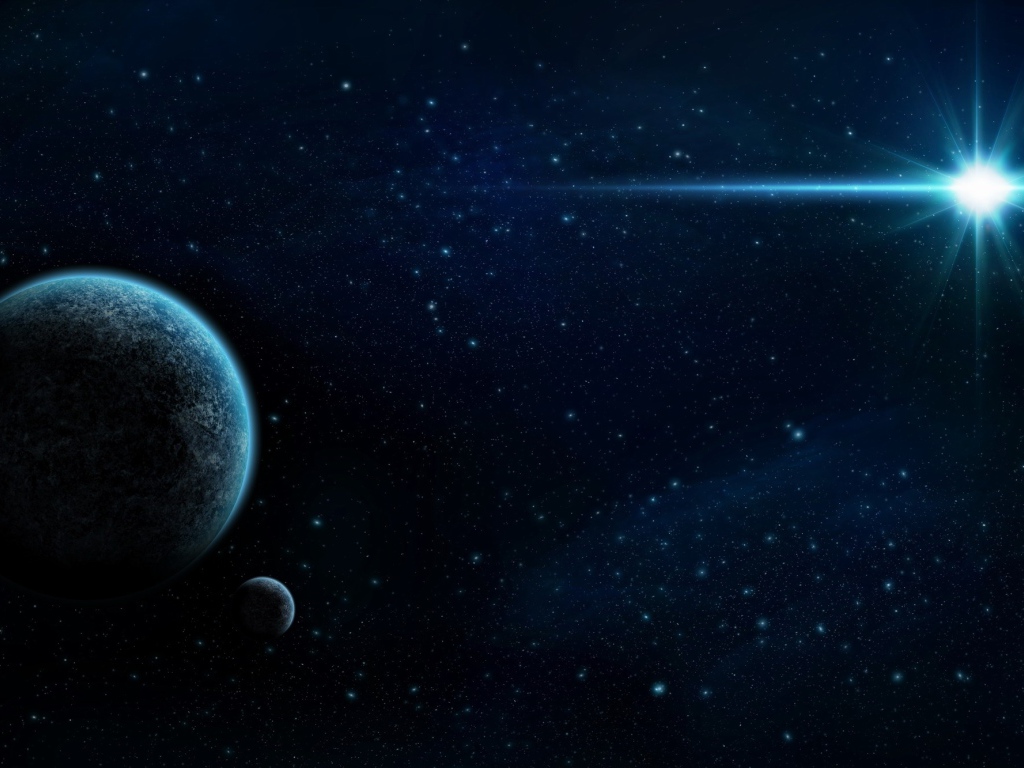 Планета со спутником