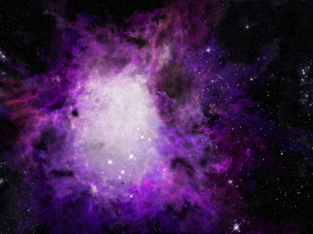 Сиреневая звездная туманность