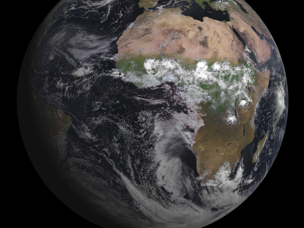 Вид на Землю со спутника