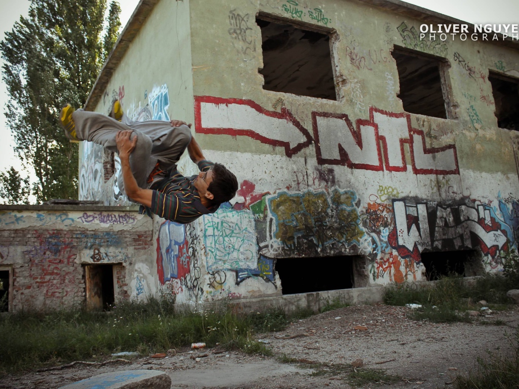 Тренировка в паркуре