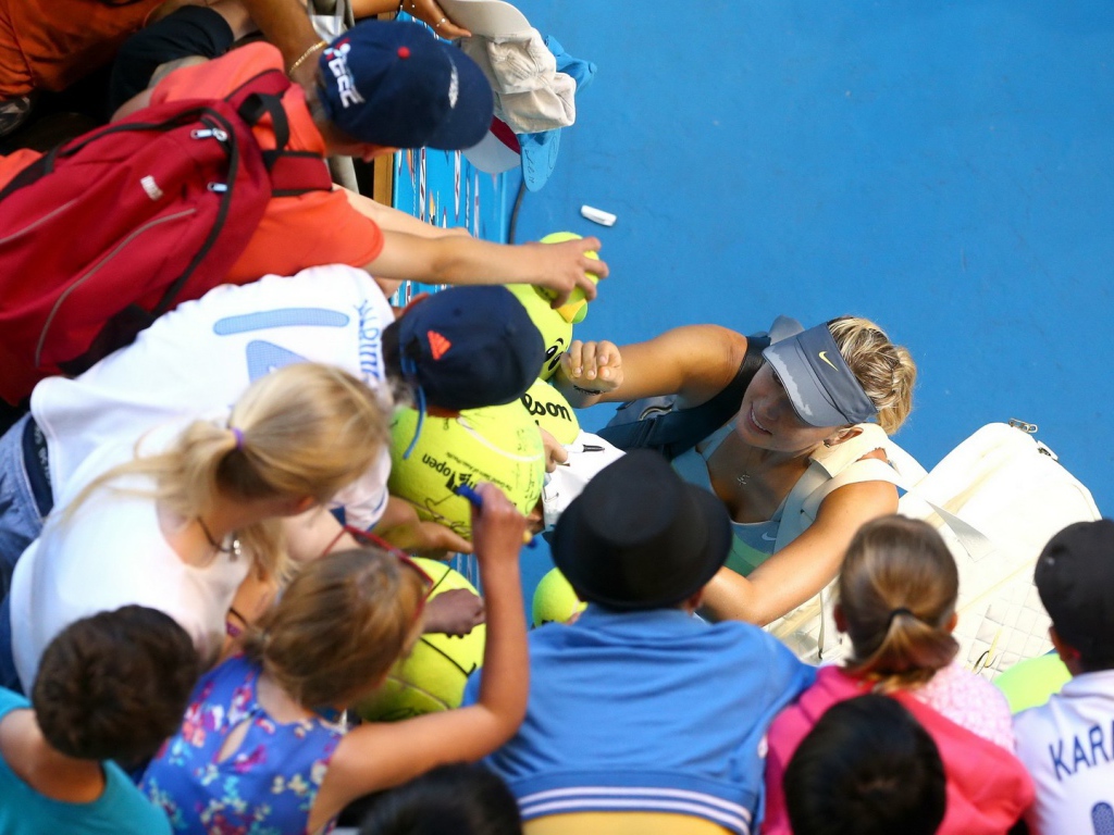 Мария Шарапова и её поклонники