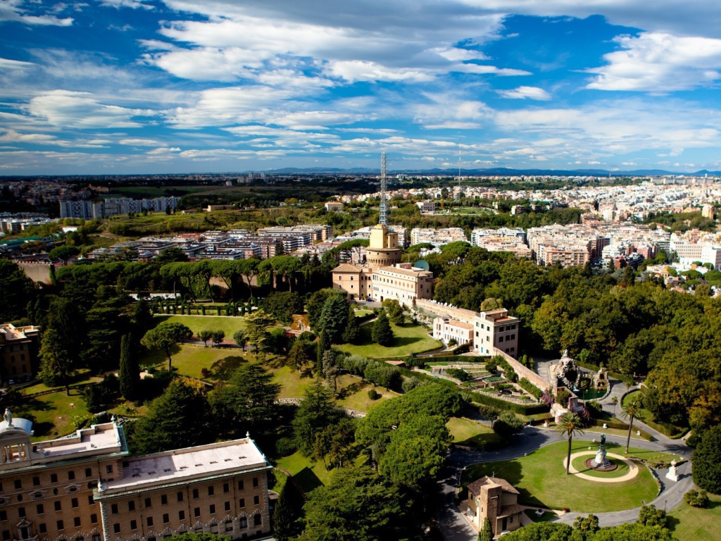 Пейзаж города в Германии