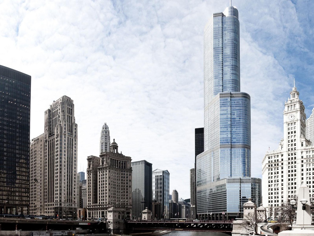 Небоскребы в городе