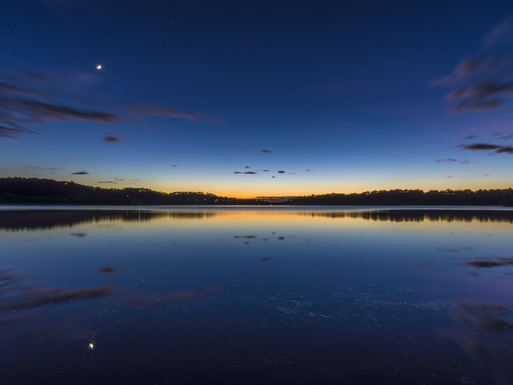 Озеро в Сиднее, Австралия