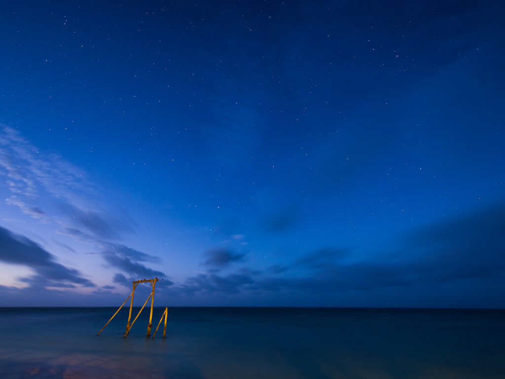 Звёздная ночь на берегу Австралии