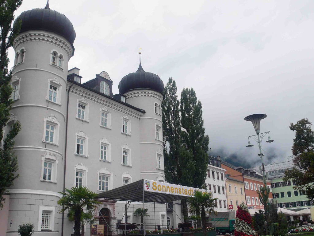 Красивое здание на курорте Лиенц, Австрия