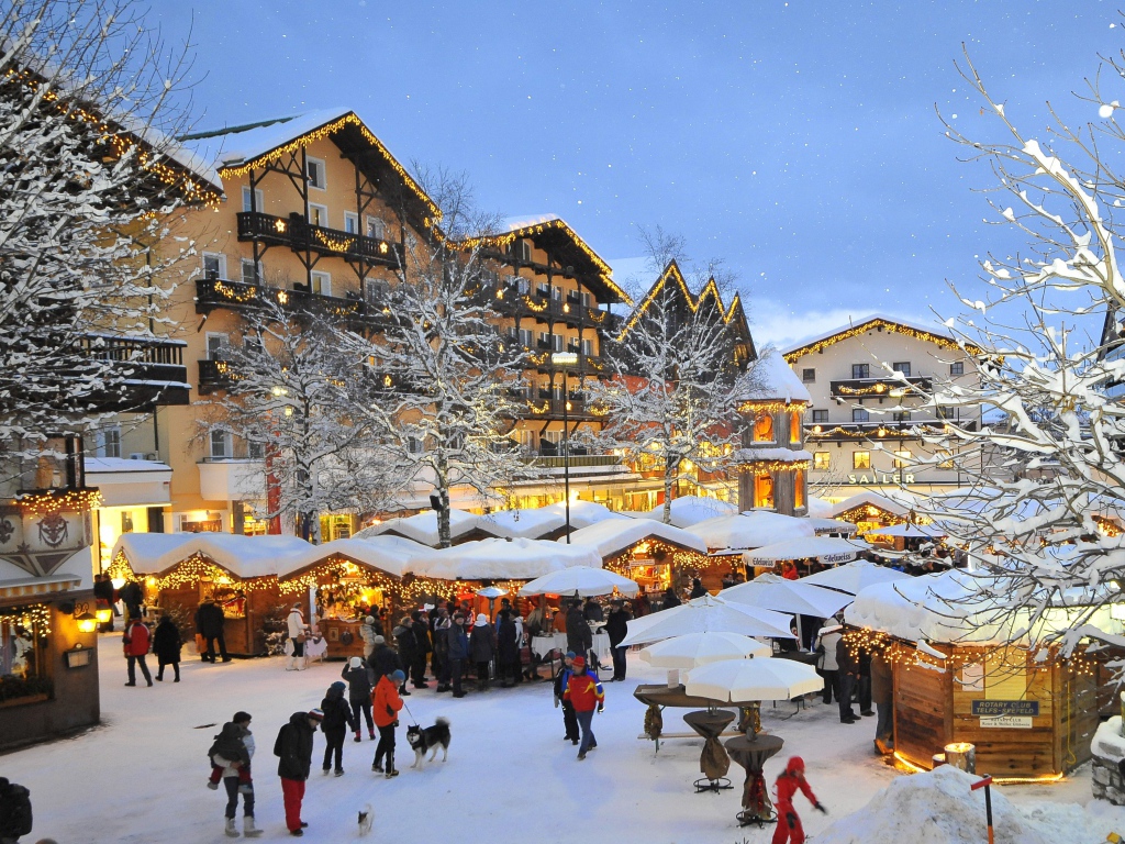 Рождество на курорте Зеефельд, Австрия