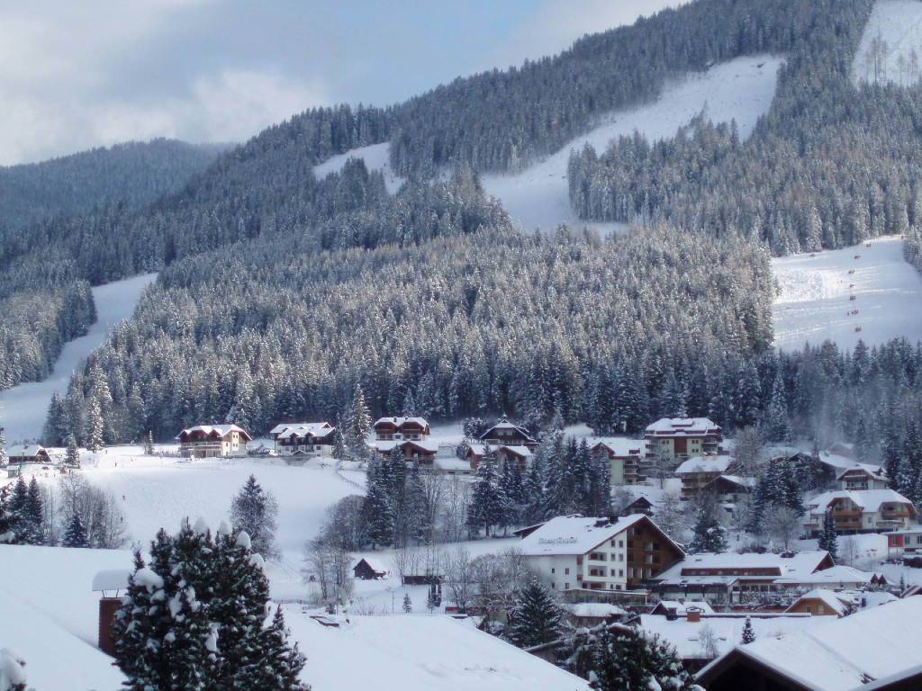 Дома на склоне на горнолыжном курорте Бад Кляйнкирххайм, Австрия