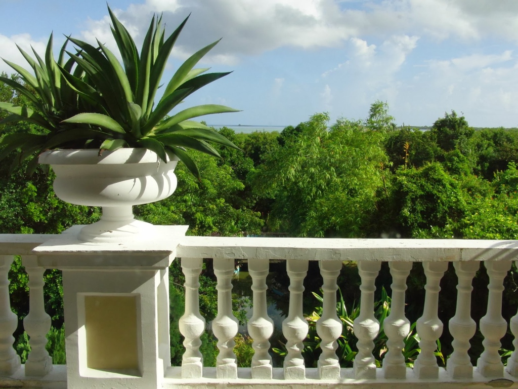 Terrace in the resort of Cayo Ensenachos, Cuba