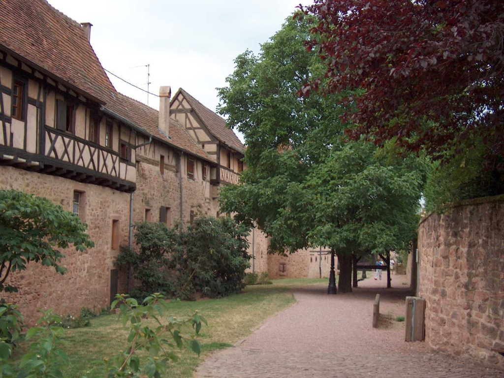 Старинная улица в Эльзасе, Франция