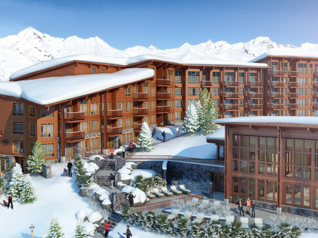 Отель Эденарк на горнолыжном курорте Лез Арк, Франция