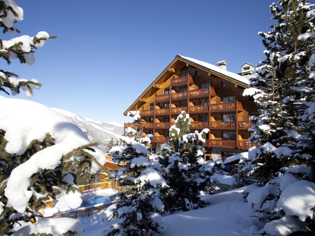Гостиница на горнолыжном курорте Мерибель, Франция