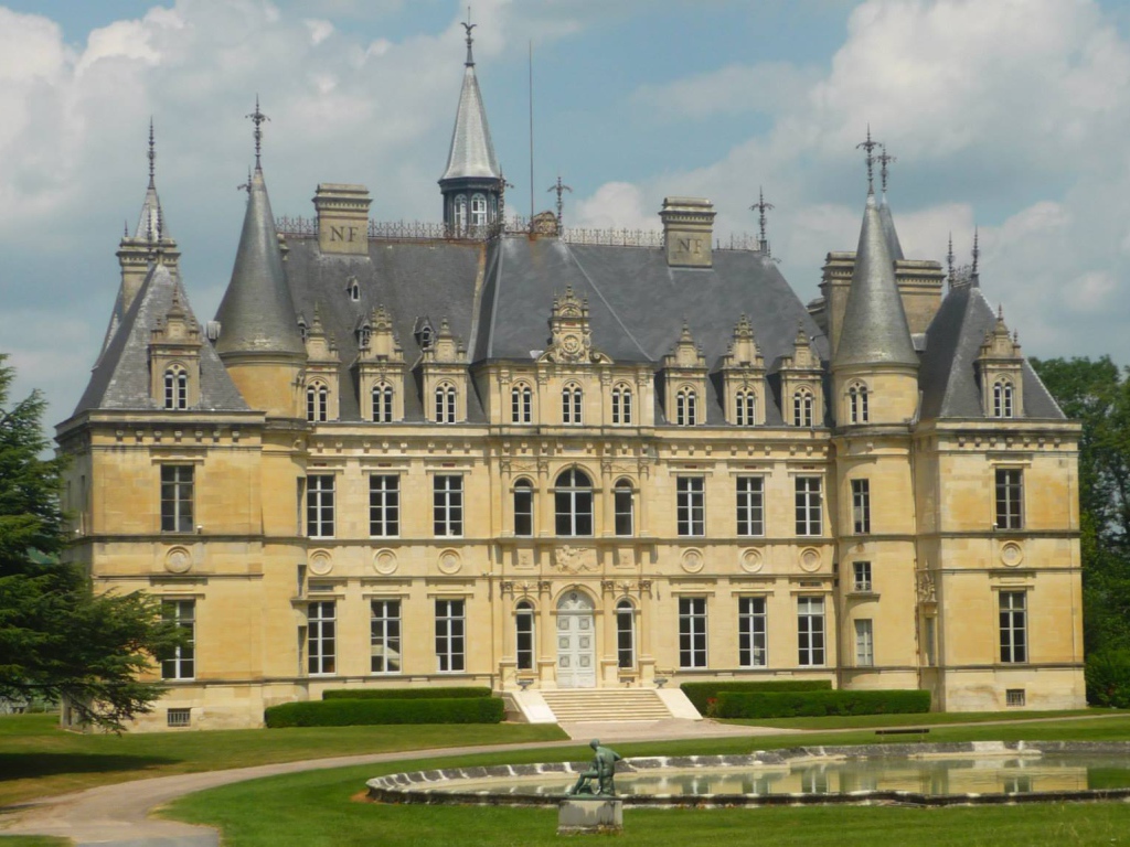 Роскошный замок в провинции Шампань, Франция