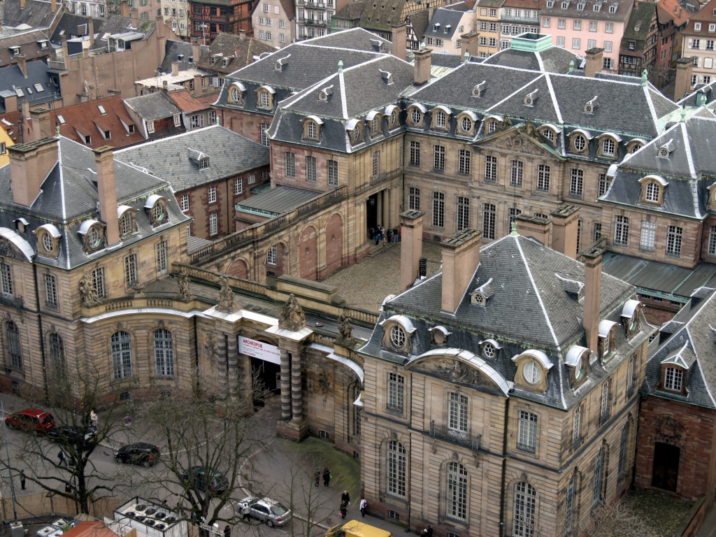 Дворец в городе Страсбург, Франция