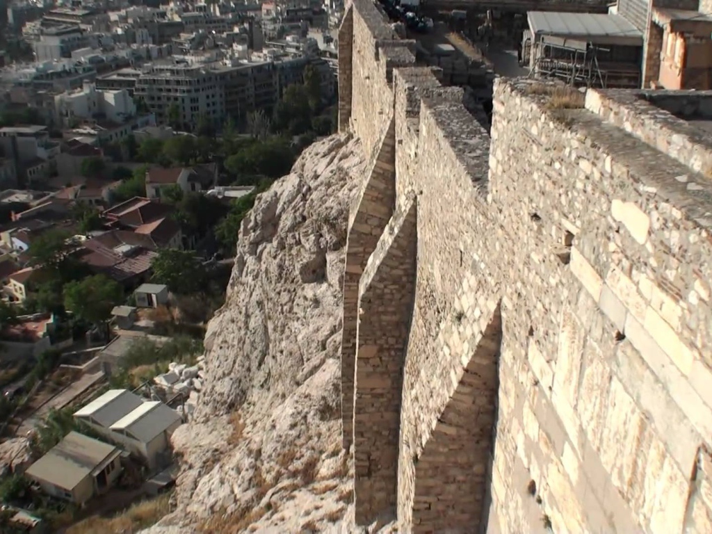 Вид с Акрополя в Афинах