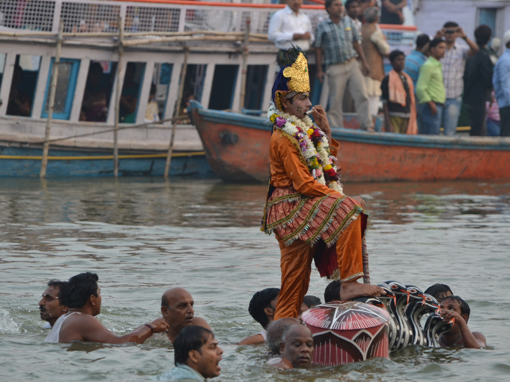 Фестиваль в городе Варанаси