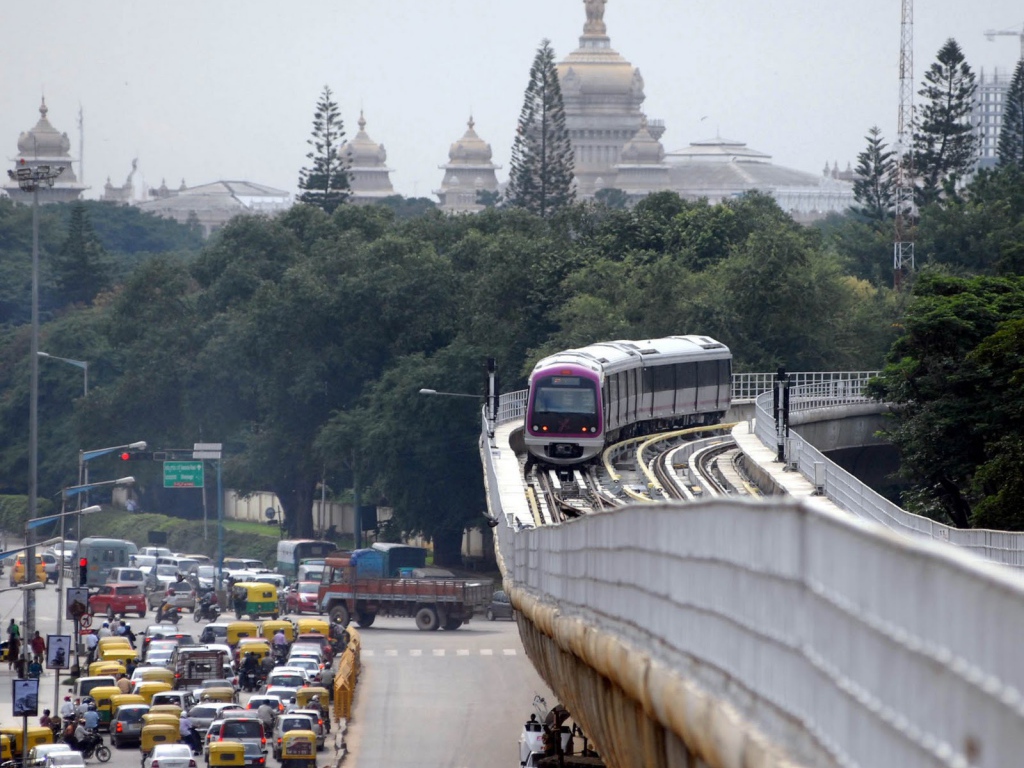 Traffic jams in Bangalore