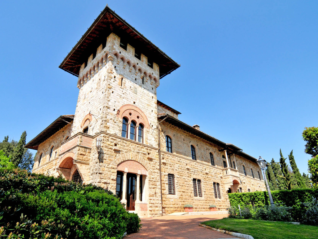 Замок в Сиене, Италия