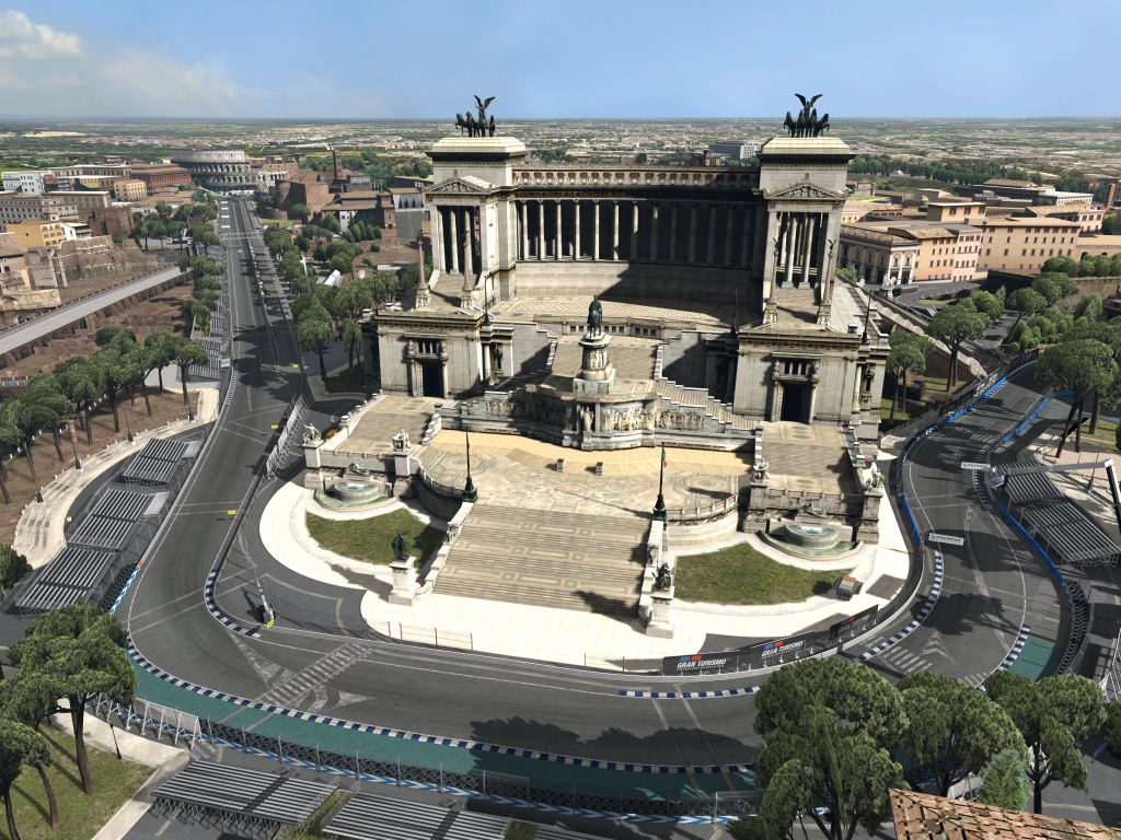 Панорама города в Риме, Италия