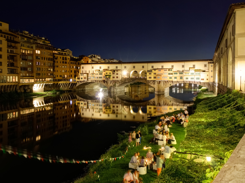 Мост Понте Веккьо, Флоренция, Италия
