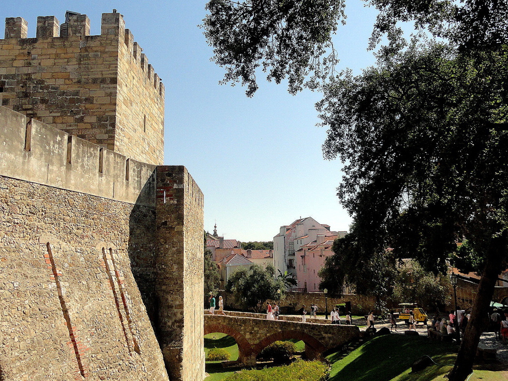 Красивый вид в Лиссабоне