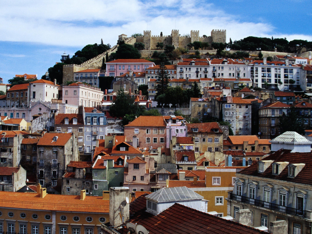 Вид на город Лиссабон