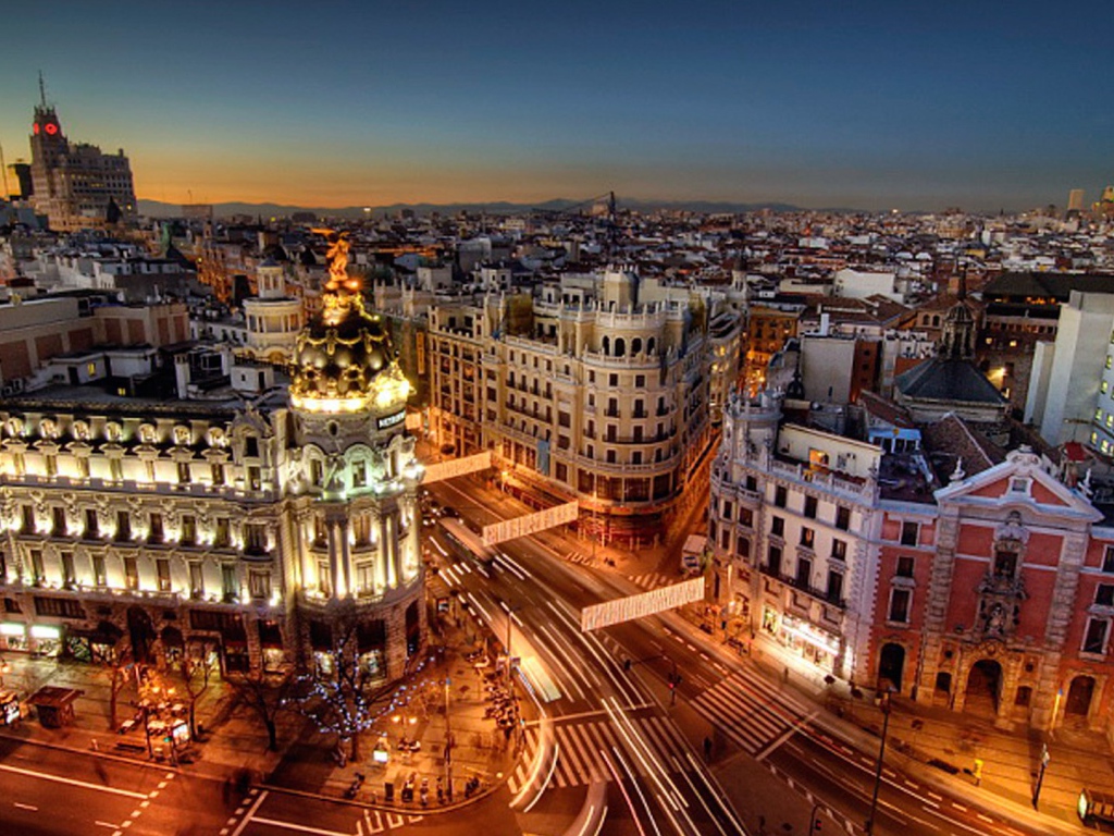 Ночной Мадрид