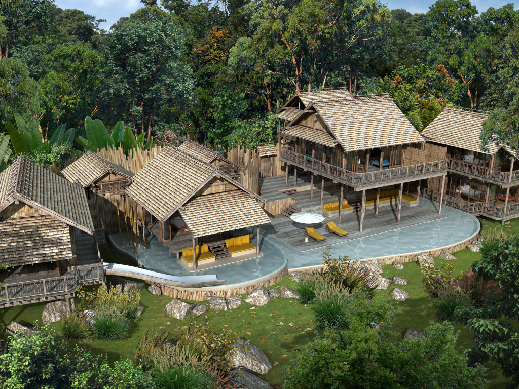 Гостиница на берегу моря на острове Ко Куд, Таиланд