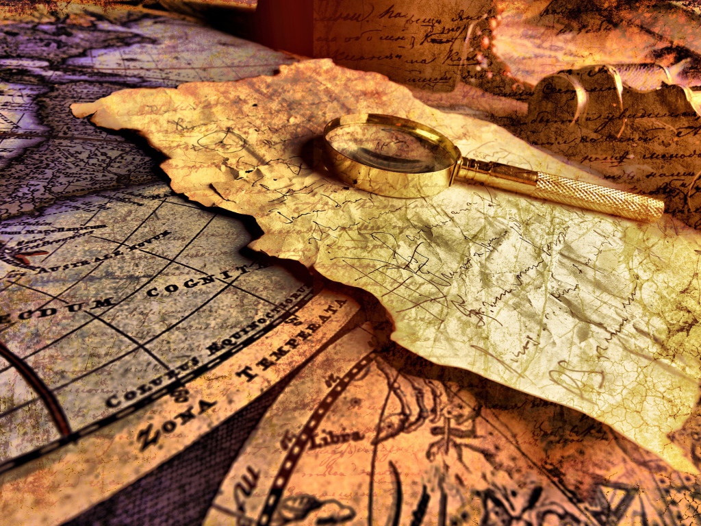 Древняя карта Мира
