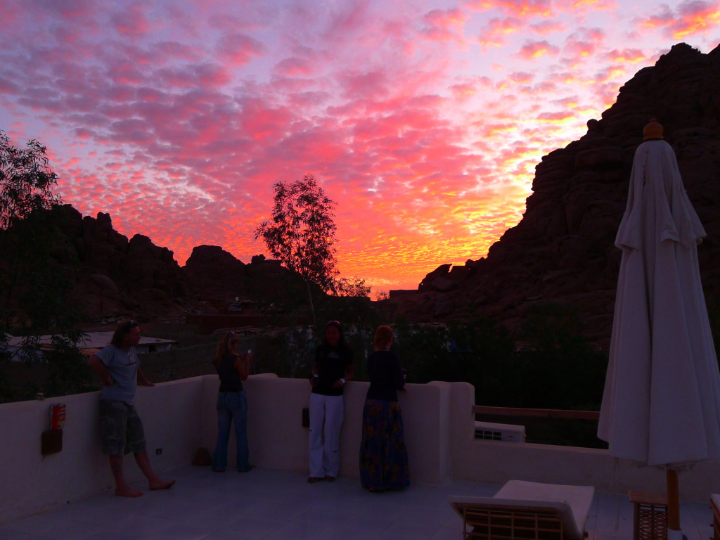 Закат солнца в Мерсине, Турция