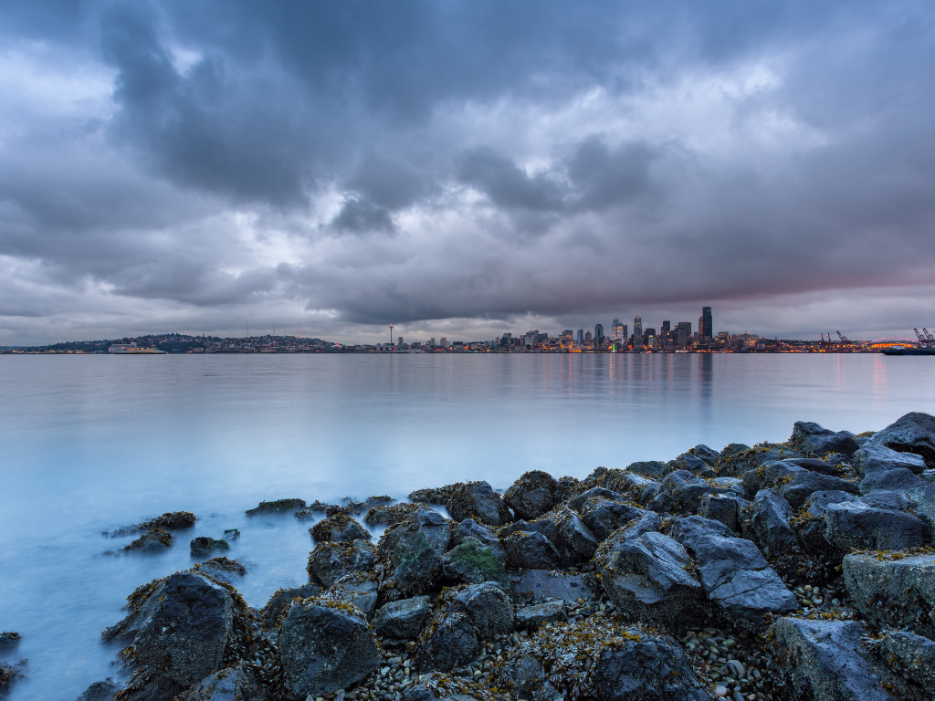 Канун Рождества в Сиэтле, США