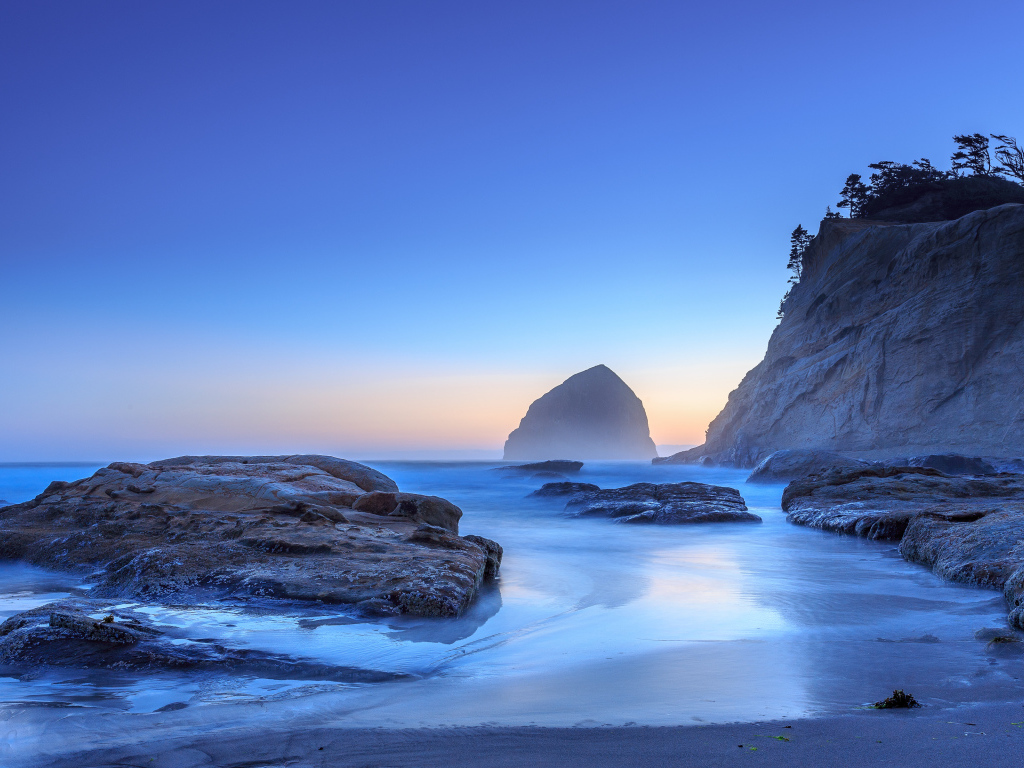 Побережье в Пасифик Сити, Орегон, Соединенные Штаты Америки