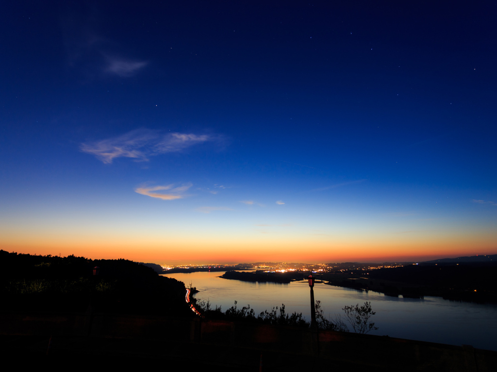 Закат в Портленде, Орегон, США