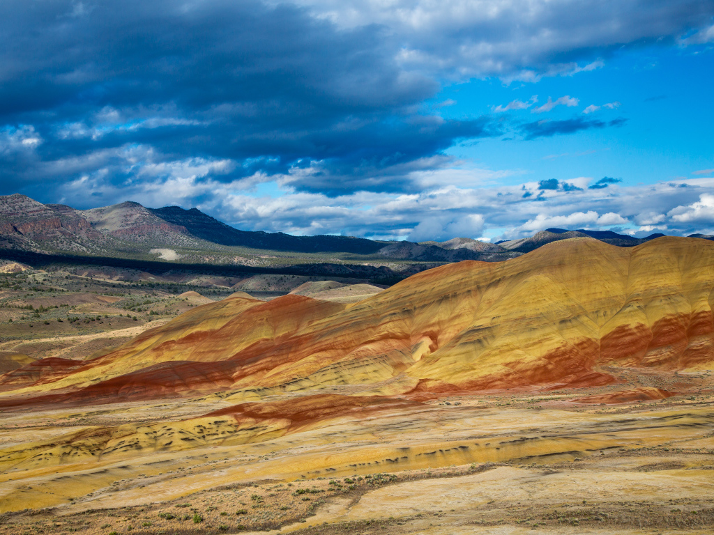 Пейнтед Хилс в Восточном Орегоне, США