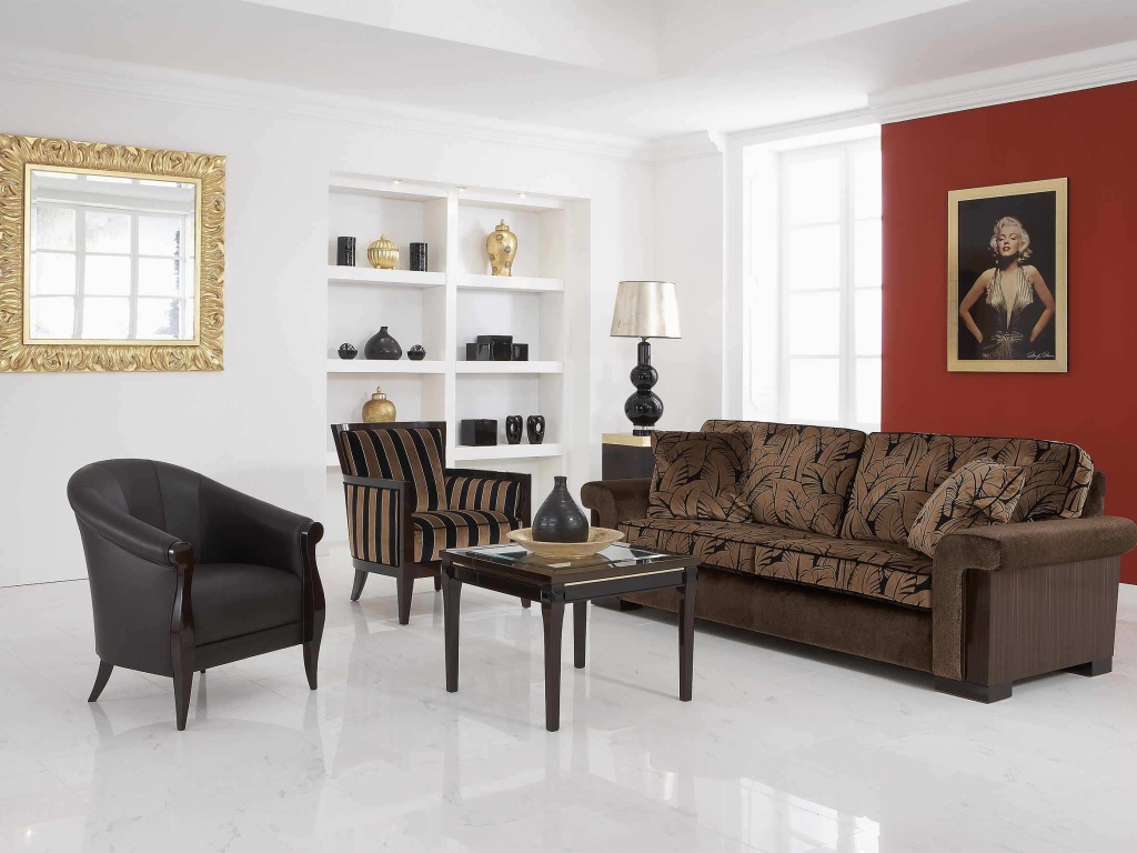 Красивое оформление гостиной