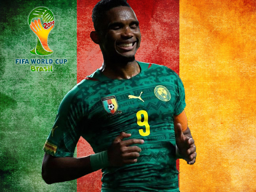 Игрок сборной Камеруна на Чемпионате мира по футболу в Бразилии 2014