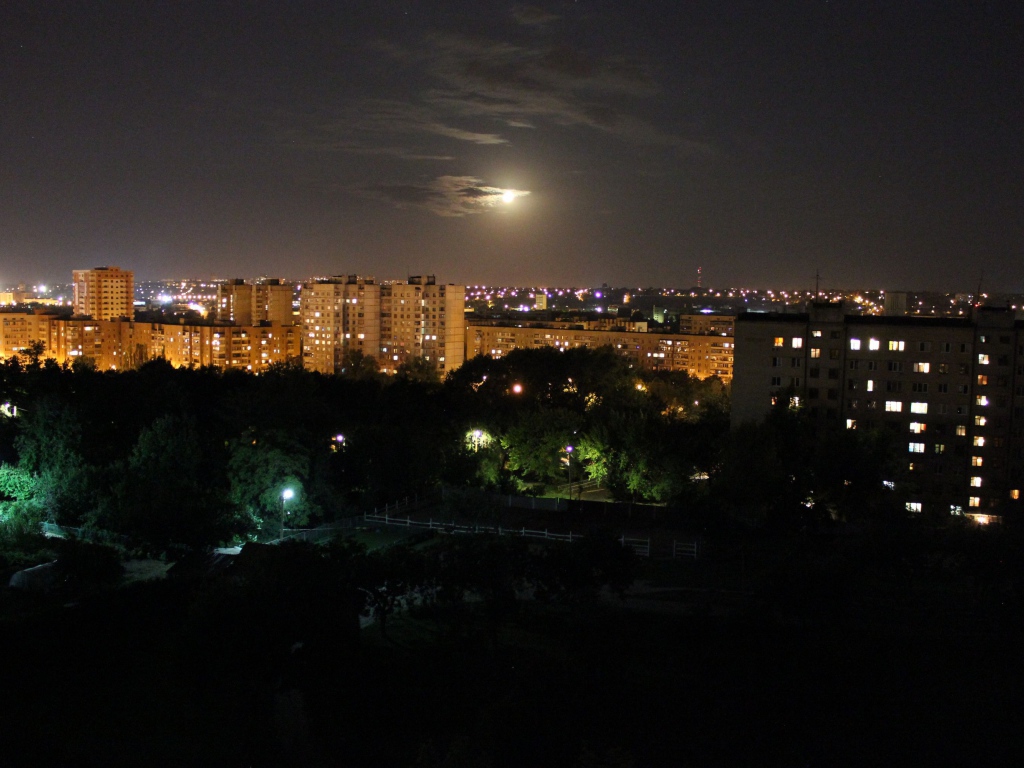 Ночной Харьков