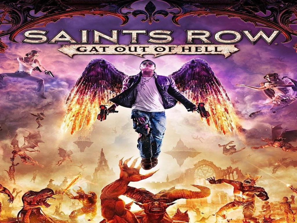 Постер новой игры Saints Row Gat Out of Hell