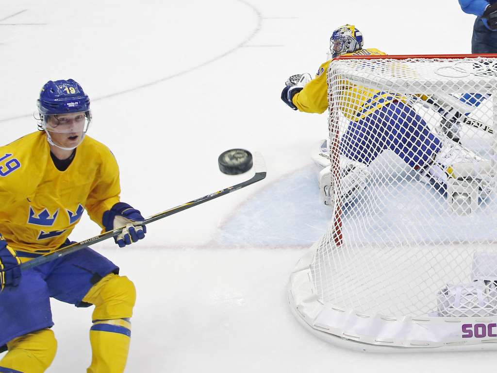Шведские хоккеисты на олимпиаде в Сочи