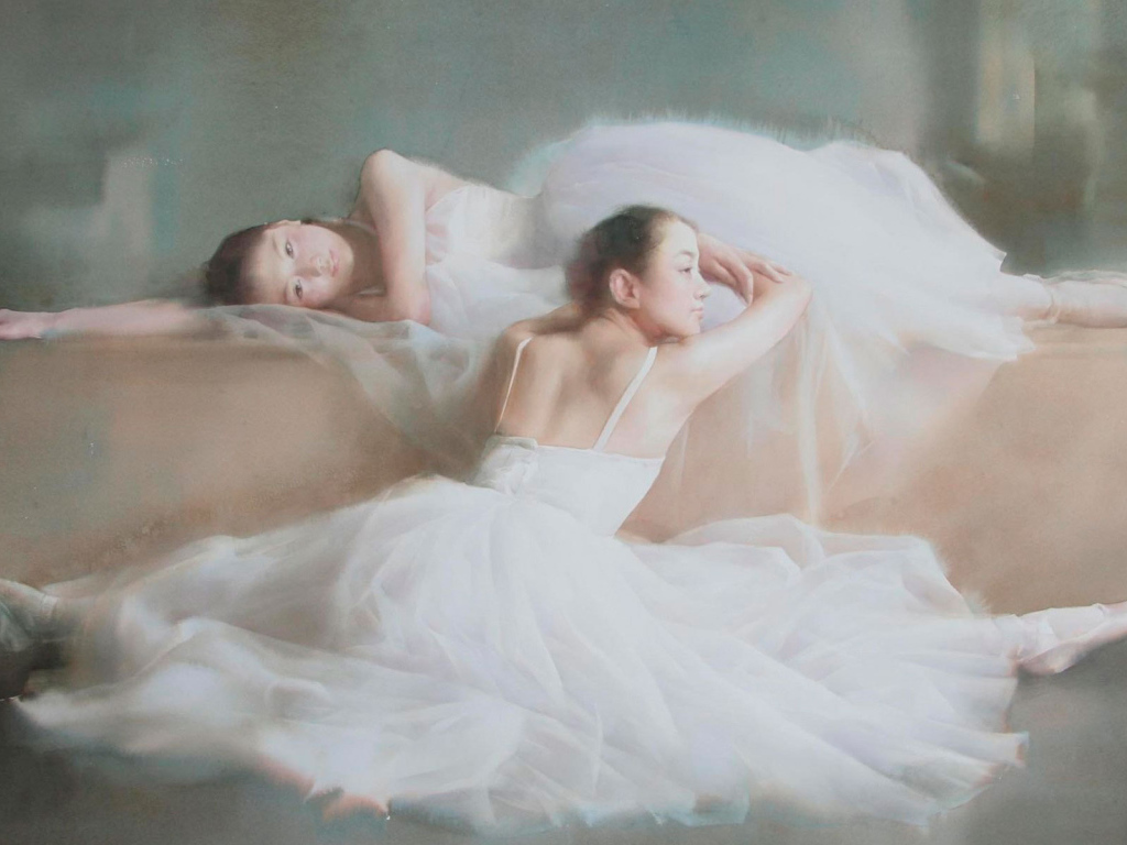 Две балерины отдыхают