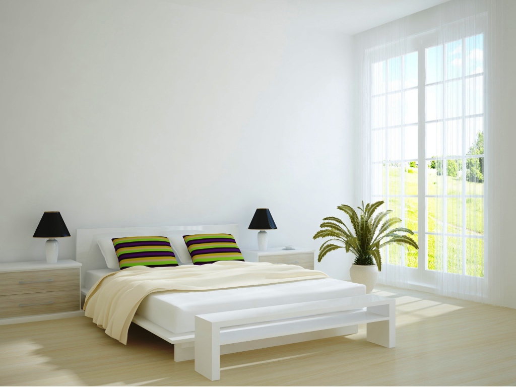 Белый стиль для спальни